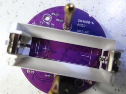 Close-up of the interior part of the Tuya Wifi Water Sensor DY-SQ400B with CB3S board.
