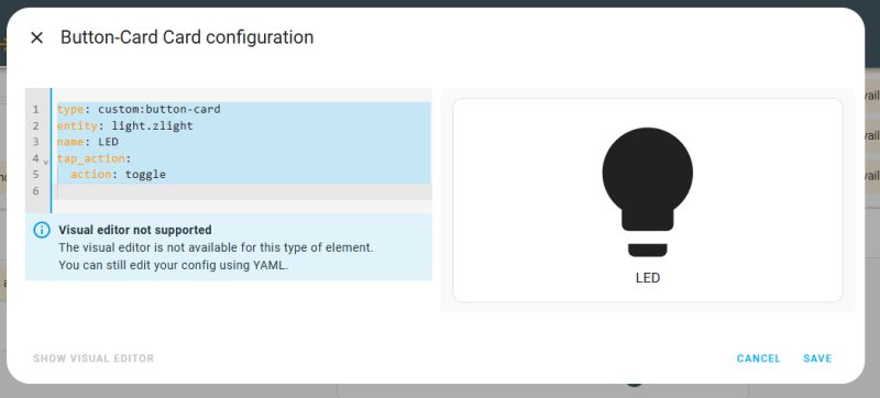 Home Assistant Community Store and Button-Card tutorial – custom buttons on the HA dashboard