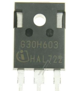 Tranzystor mocy G30H603 w obudowie TO-247 z trzema wyprowadzeniami.