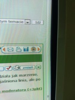 Zniekształcenia obrazu na monitorze LG Flatron F700B
