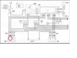 Fiat Diablo Cargo 2005 - ciągła masa na przewodzie ZB w centralnym zamku. Czy idzie do sterownika?
