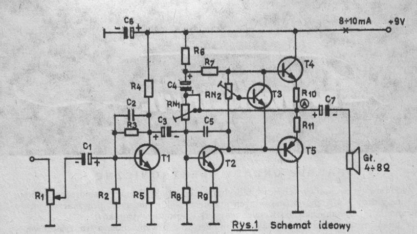 Wzmacniacz na tranzystorach??