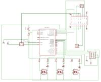 [atmega8] line follower (schemat)