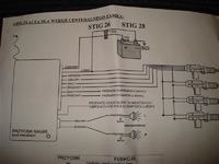 Połączenie centralnego zamka stig28 do Megane 96-98