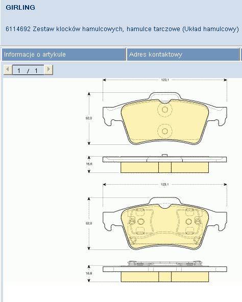 Laguna II 1.8 - Klocki hamulcowe tył bez sprężynek, co zrobić?