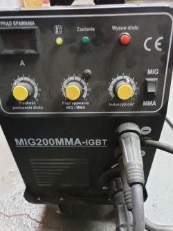 Spawarka magnum MIG200MMA - IGBT gaśnie przy próbie spawania. Spawarka magnum MIG200MMA - IGBT gaśnie przy próbie spawania.
