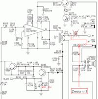 TTI TCB-881 - Piszczenie głośnika po przedłużeniu przewodów LPT