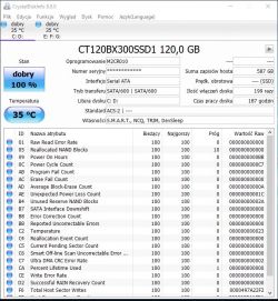 Zacinanie systemu Windows 10 na SSD - ciągła praca diody dysku