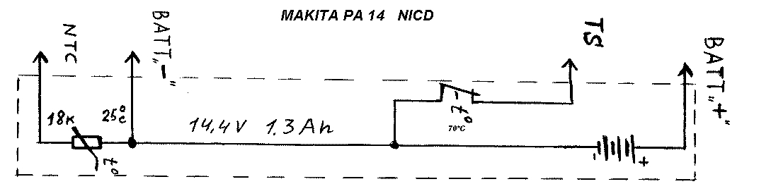 Схема dc1414t makita