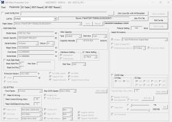 SMI Mass Production Tool software interface for SSD configuration and testing