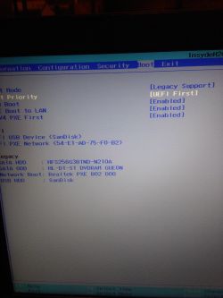 Windows 7 PRO - Installation on a new laptop without a system - fatal error