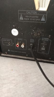 Jak podłączyć subwoofer TRACER VIPER-BLACK do wzmacniacza Technics SU-V45A?