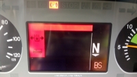 Mercedes Actros 4 Axle 2007: Red Screen Error Involving Display Piston Drop