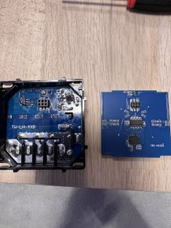 Two Bseed 4Gang electronic modules on a table, showing components and circuitry.
