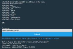 Tuya WiFi IR T1-3S - does the module support OpenBeken? UART logs, chip identification