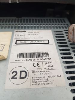 Schemat podłączenia radia Nissan PN-3001P-B do Pathfinder 2006 2.5dci - brak kanałów i sterowania