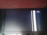Funai LCD-D3207: Diagnosing Visible Side Stripes, Soldering Strip Connector & Lumen Repair
