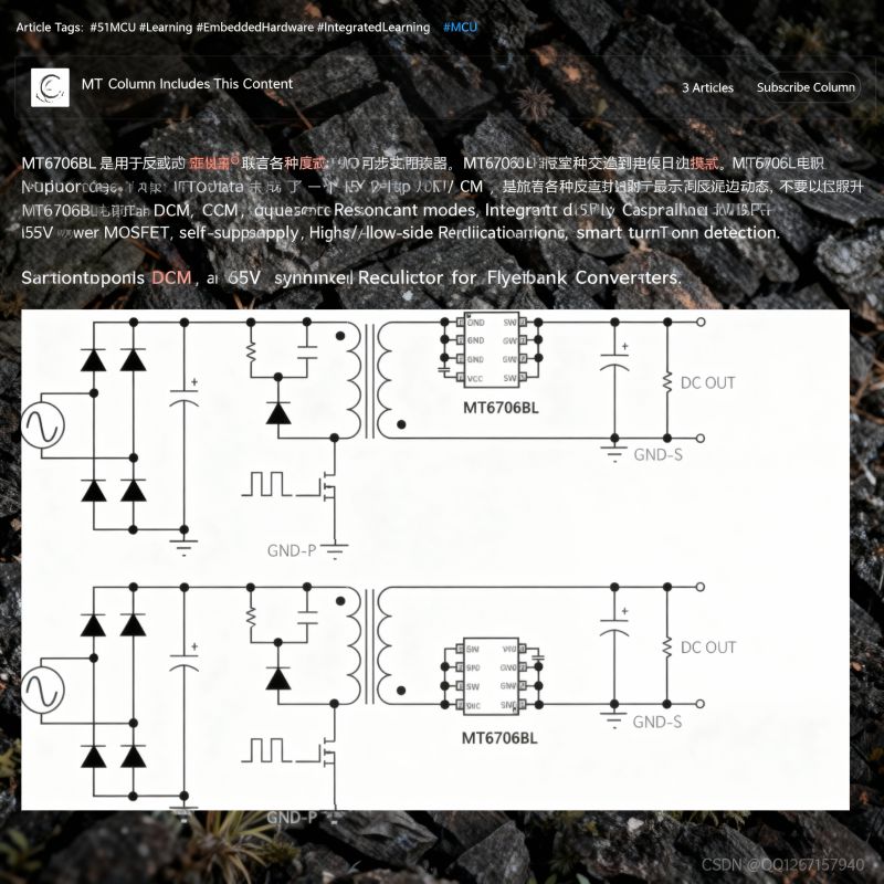 Rectifier diagram with MT6706BL IC and distorted section of translated specification