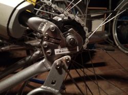 Rower że wspomaganiem. Czujnik przy tylnym kole jak działa