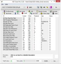 HGST Z5K500-500 - Różne wyniki SMART na ASUS R510CC, jak je interpretować?