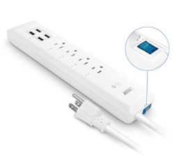 [BK7231T] Feit Power Strip - 4 sockets with USB - B08DF8F6ZD - template, multiclick config