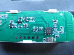 PCB with BK7231N Chip Close-up of a PCB with a BK7231N chip.