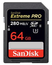 Sandisk Extreme PRO - karty SD o prędkości odczytu/zapisu 280/250 MB/s