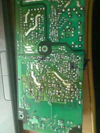 Toshiba 32av500p - zwarcie w przetwornicy zasilania świetlówek Toshiba 32av500p - zwarcie w przetwornicy zasilania świetlówek