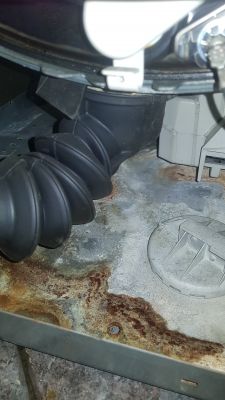 Miele AURIN W3732 - gdzie znaleźć fartuch lub usunąć osad?