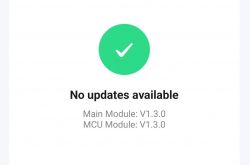Software Update Screen Software update screen showing no updates available