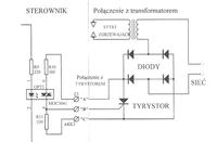mostek prostowniczy zamiast 4 diod połączone z tyrystorem mostek prostowniczy zamiast 4 diod połączone z tyrystorem