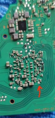 Nintendo Switch - Identyfikacja i zastąpienie usuniętego elementu HAC-CPU-21