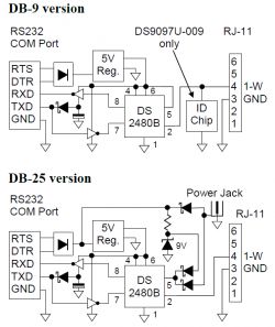 Wybór modułu interfejsu 1Wire na USB z EEPROM