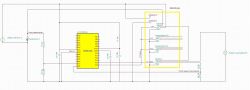 Schemat układu z ATmega8 do zarządzania ładowaniem kamery