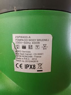 Pompa Zanurzeniowa ZSPW400-A, czy da się przerobić na samosazysającą?