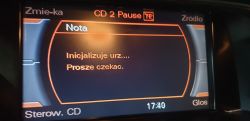 Jak naprawić błąd Inicjalizacja urządzenia w Audi A5 MMI 3G?
