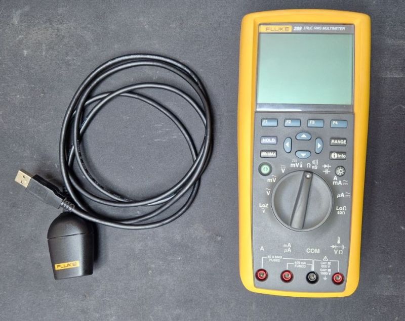 Simple Python application for Fluke meters remote access via RS232 [early prototype]