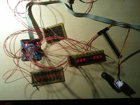 Prosty tester serw z wyświetlaczem.