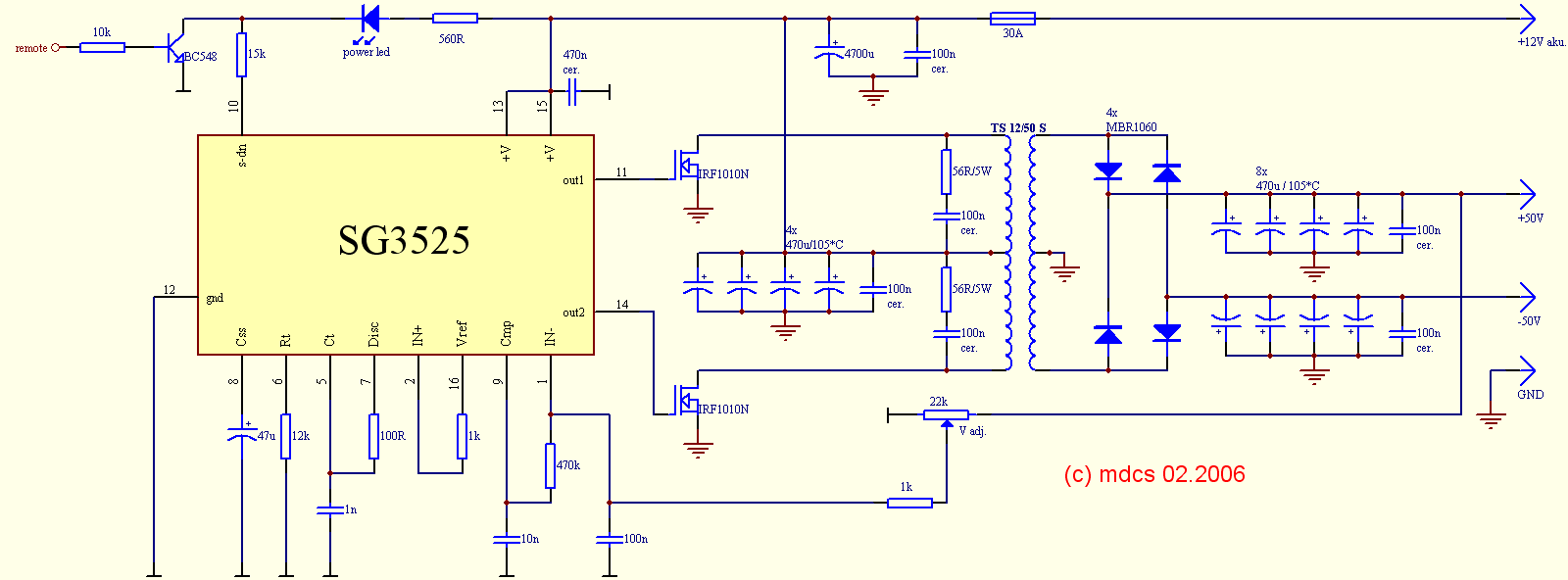 Микросхема sg2525ap схема включения