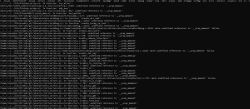 Compilation error in terminal with multiple references to undefined function `__wrap_memset`.