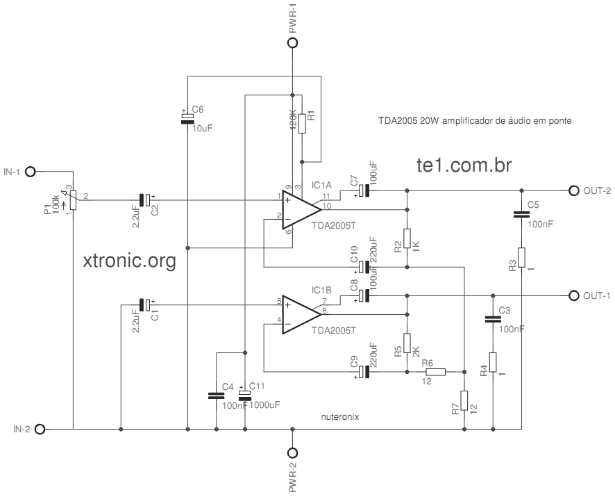 Схема 2004. Микросхема tda2005 параметры. Tda2005 Мостовая схема усилителя. Tda2005 схема усилителя мостом. Maxwatt g4012r схема.