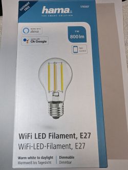 Exploring the Hama 176587 WiFi LED Filament E27: Inside Look and BK7231T Chip Dumping Exploring the Hama 176587 WiFi LED Filament E27: Inside Look and BK7231T Chip Dumping