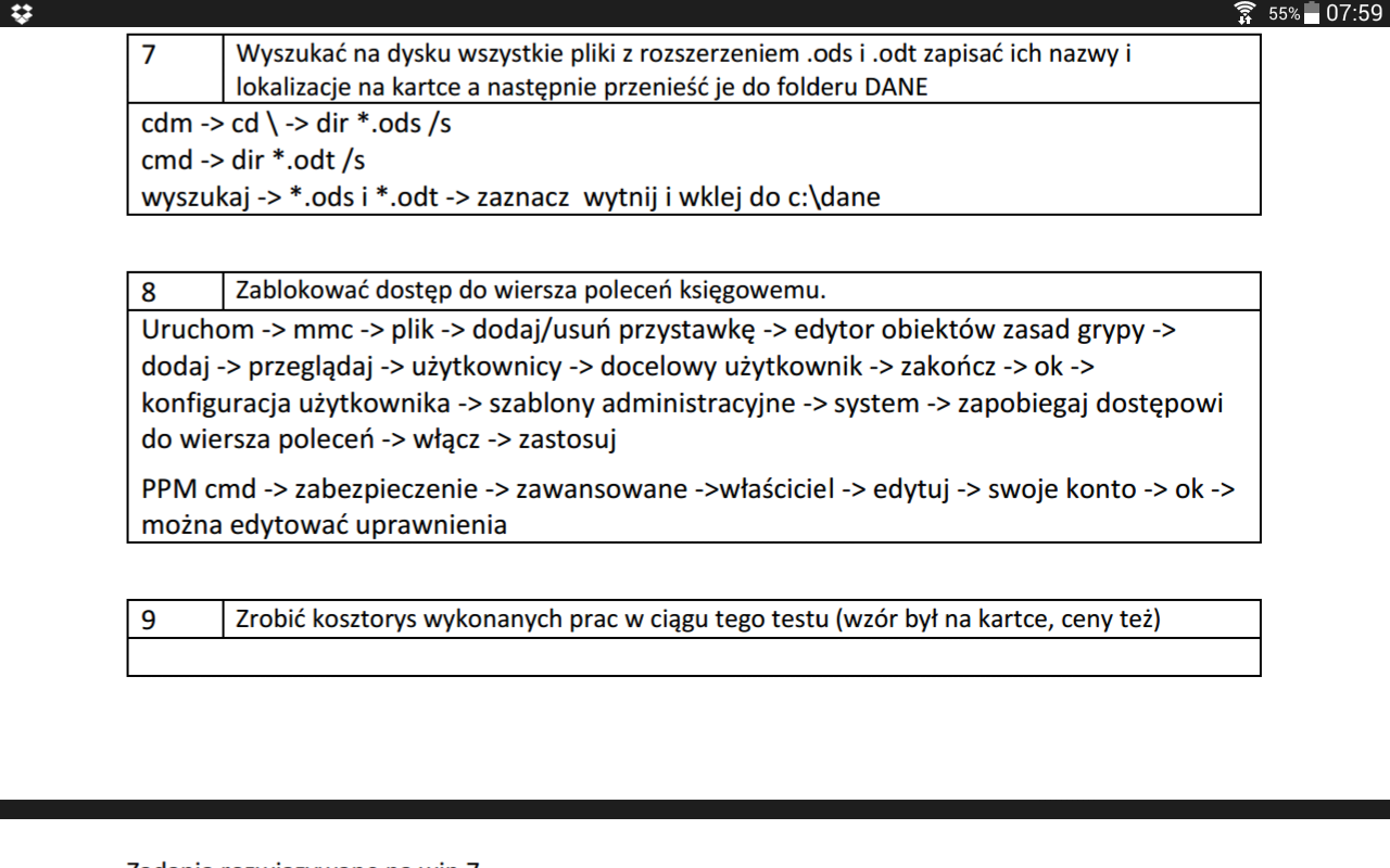 Kwalifikacja E.12 Egzamin zawodowy Czerwiec 2015 Technik Informatyk - 52