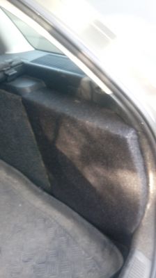 Skoda Fabia 1 kombi - Montaż głośników 25 cm w boczkach, brak skrzynek