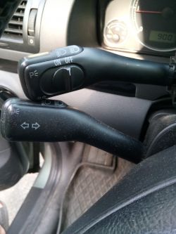 Sharan 2004 r. - Funkcja przełącznika ON/OFF w manetce tempomatu