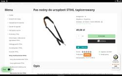 Jakie wygodne szelki do kosy spalinowej dla osoby o większej posturze?