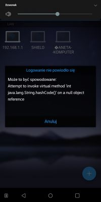 nVidia Shield - Nie można wejść na pliki konsoli SMB