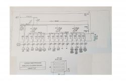 Electrical installation of a single-family house - diagram of the board, securit Electrical installation of a single-family house - diagram of the board, securit