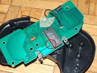 Pad IRDA - Zacięty przycisk, możliwe zimne luty, reaguje na zbliżenie gumki