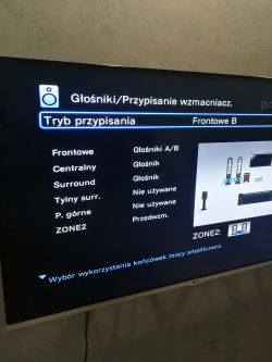 Niski poziom dźwięku w zestawie Denon x2000 i Taga Harmony 506 v2